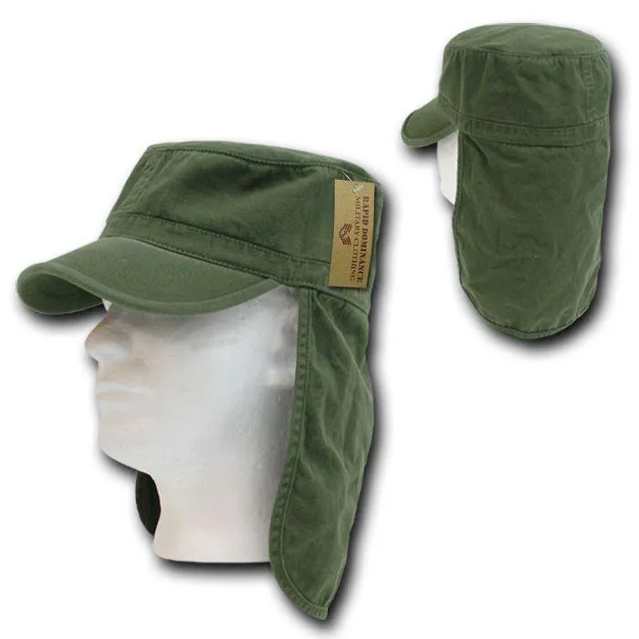 1 Dozen Bdu Foreign Legion Flap Flat Military Fishing Caps Cap Hats Wholesale Lots!