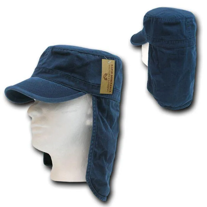 1 Dozen Bdu Foreign Legion Flap Flat Military Fishing Caps Cap Hats Wholesale Lots!