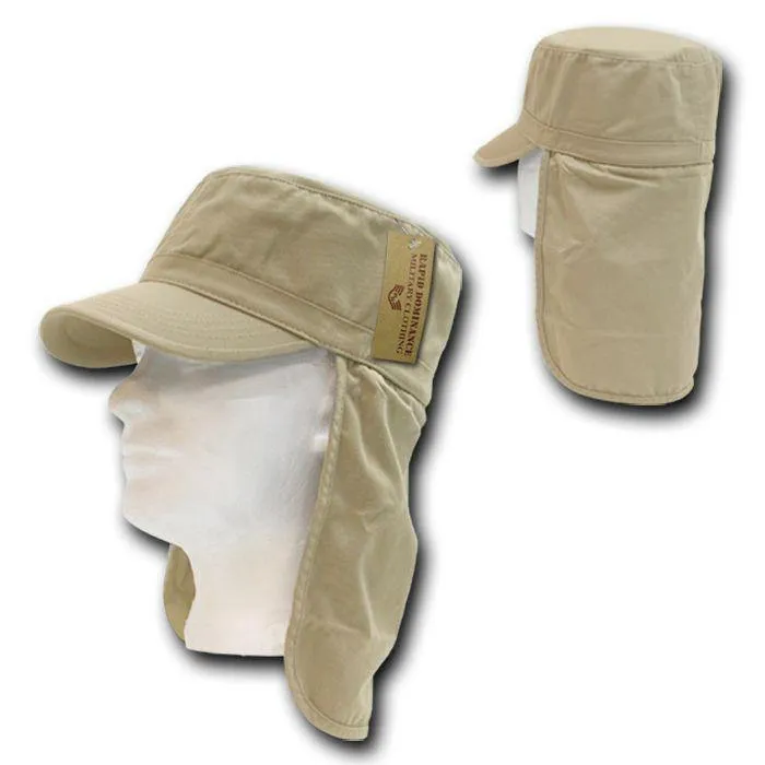1 Dozen Bdu Foreign Legion Flap Flat Military Fishing Caps Cap Hats Wholesale Lots!