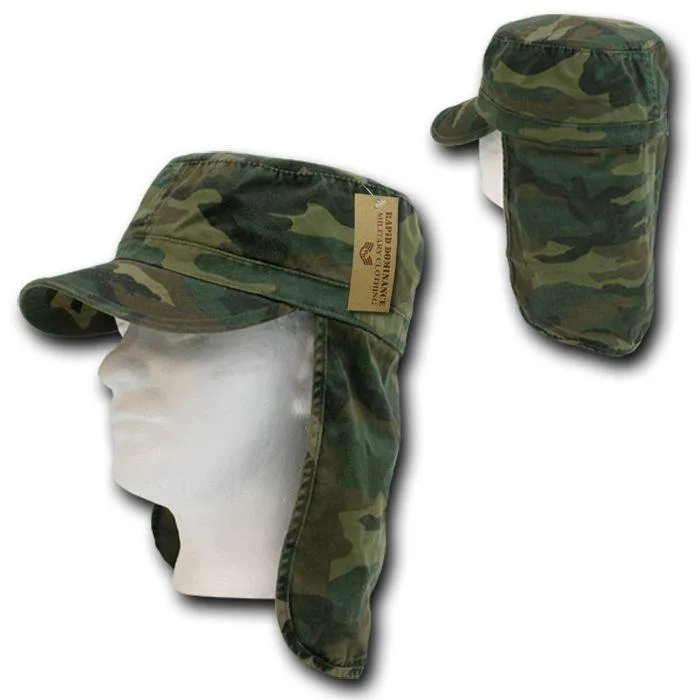 1 Dozen Bdu Foreign Legion Flap Flat Military Fishing Caps Cap Hats Wholesale Lots!