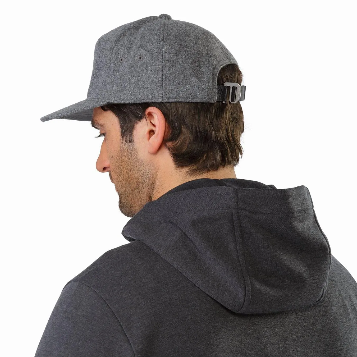 7 Panel Wool Cap (Heather Grey)