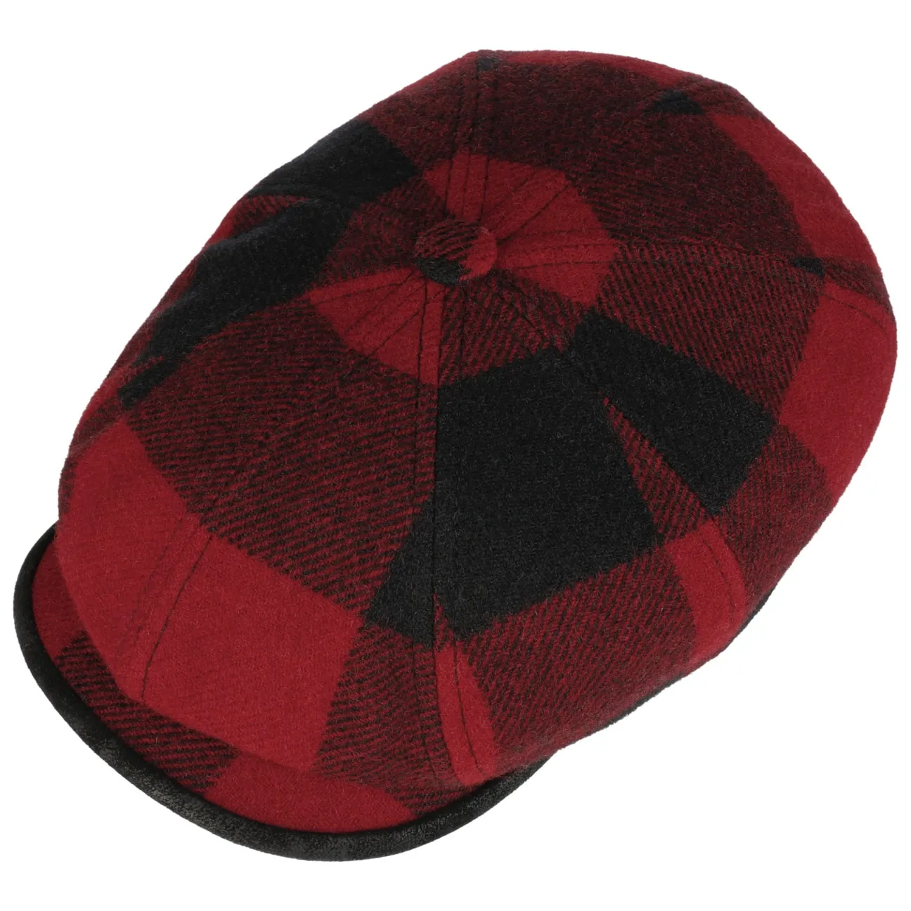 8 Panel Check Newsboy Cap by Lierys