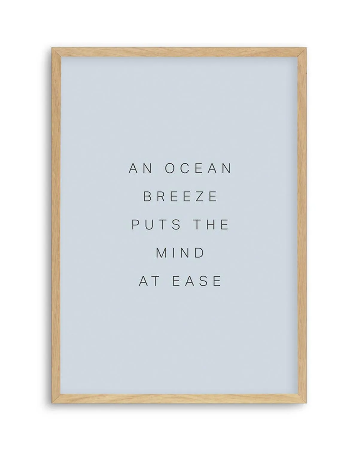 An Ocean Breeze Art Print