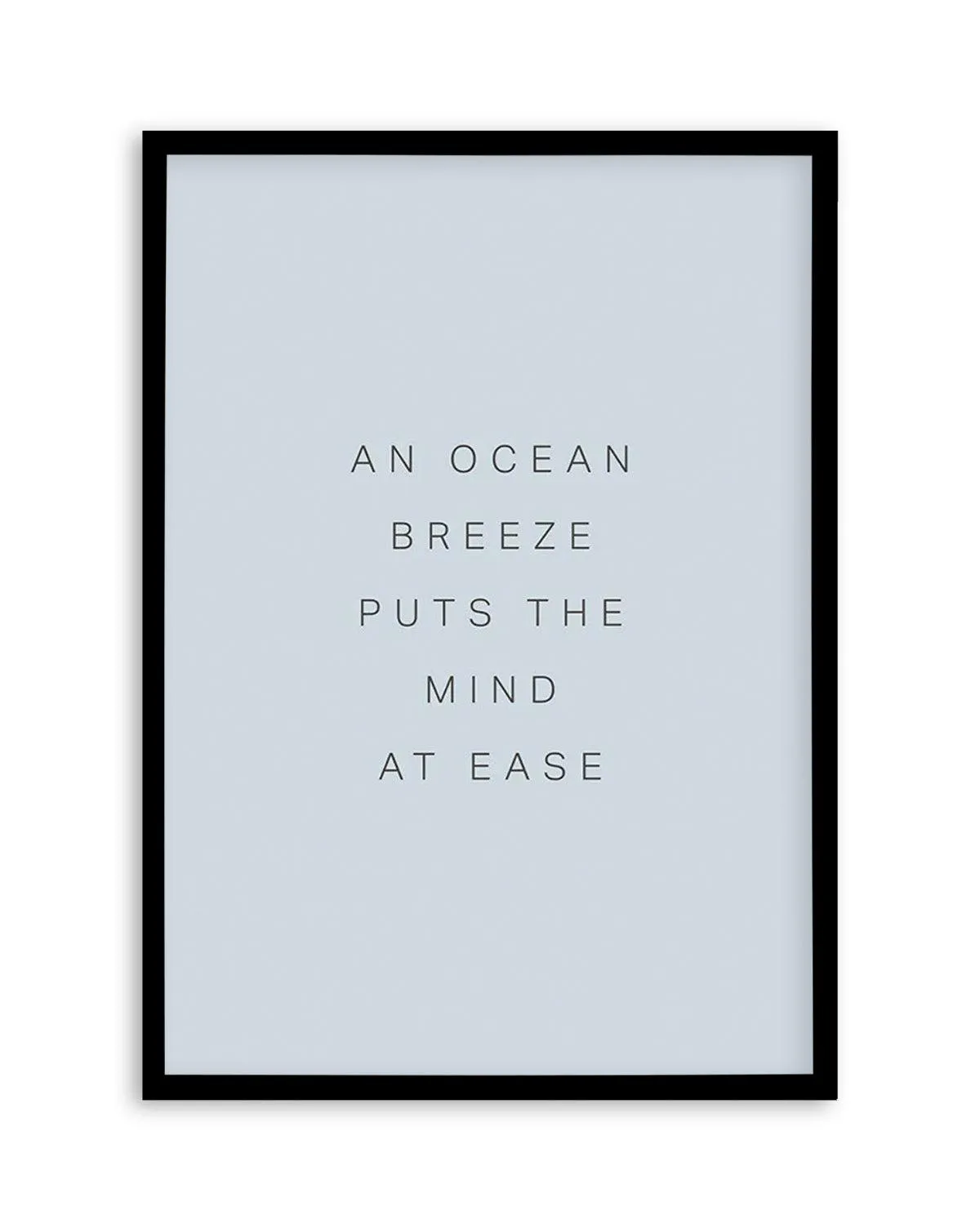 An Ocean Breeze Art Print