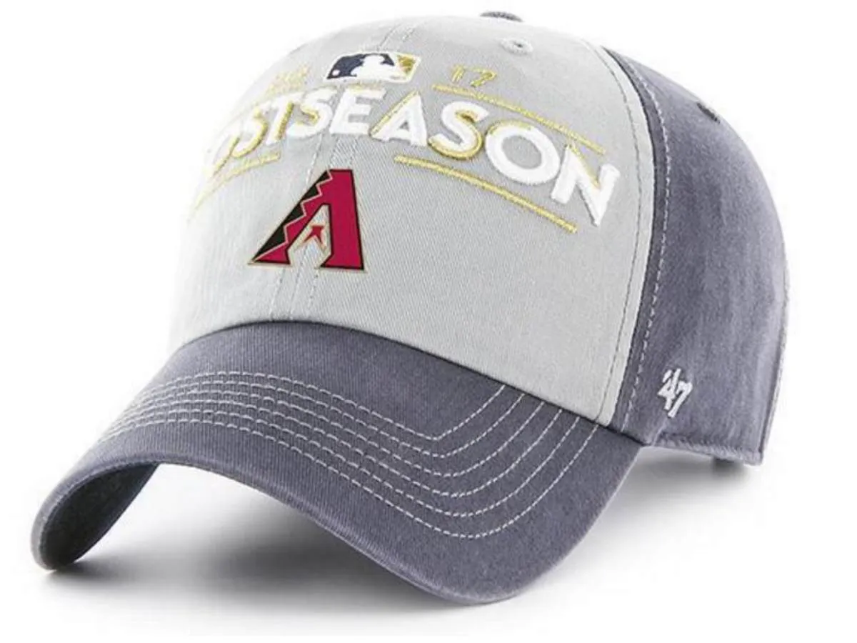Arizona Diamondbacks 47 Brand 2017 Postseason Locker Room Playoffs Adj Hat Cap