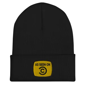 As Seen On Comedy Central Logo Embroidered Beanie