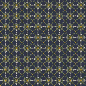 Autumn Tile - Blue