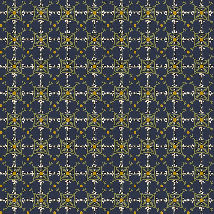 Autumn Tile - Blue