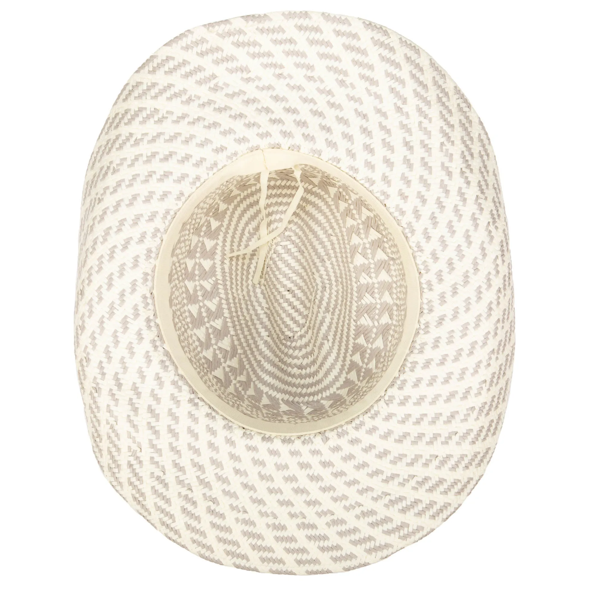 Back West - Woven Distressed Cowboy with Faux Suede Band