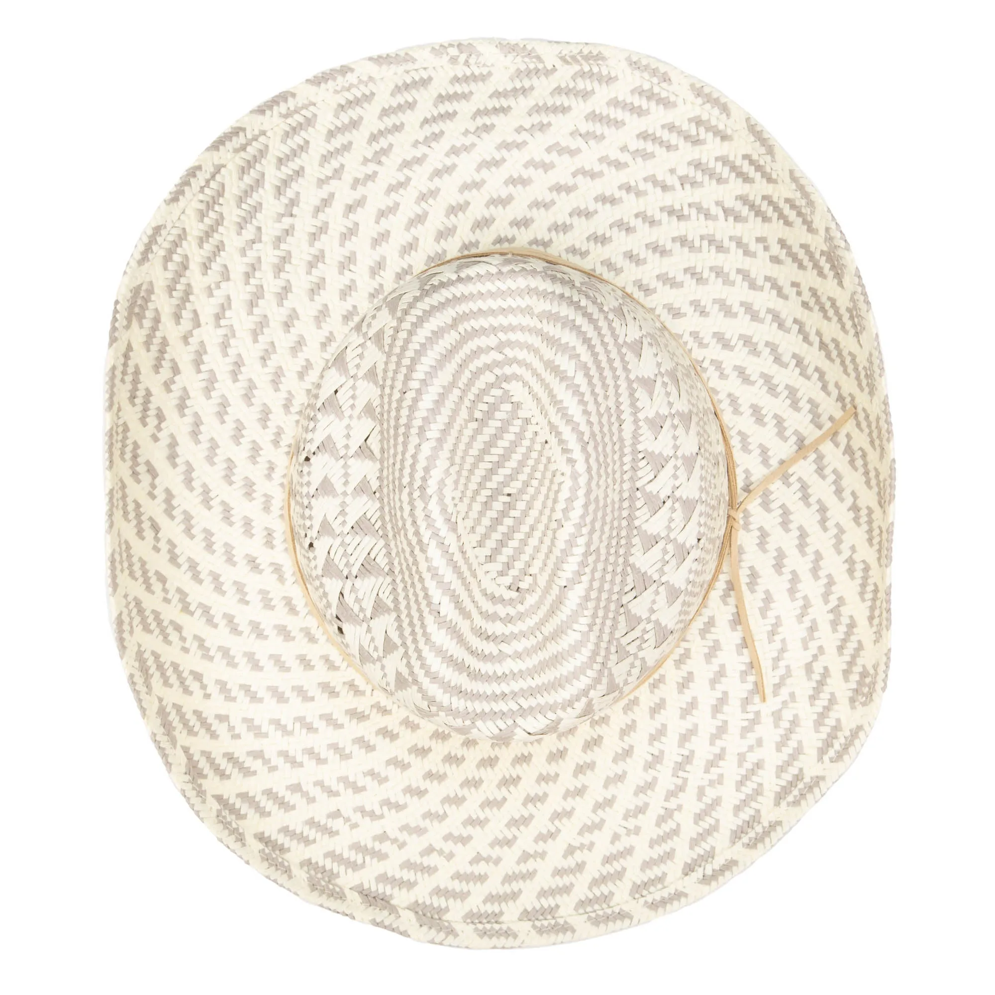 Back West - Woven Distressed Cowboy with Faux Suede Band