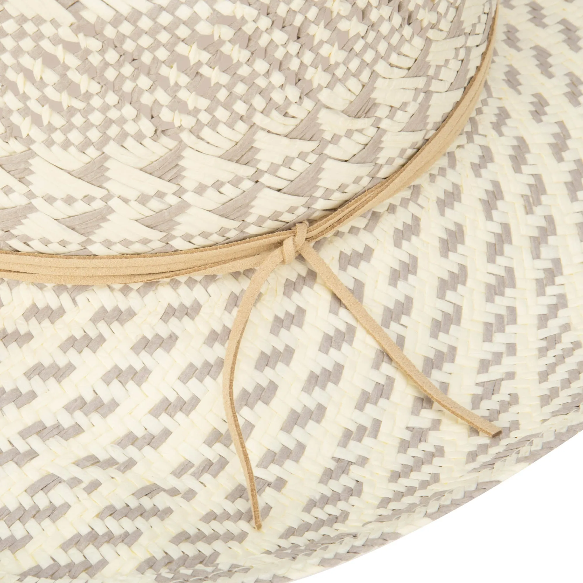 Back West - Woven Distressed Cowboy with Faux Suede Band