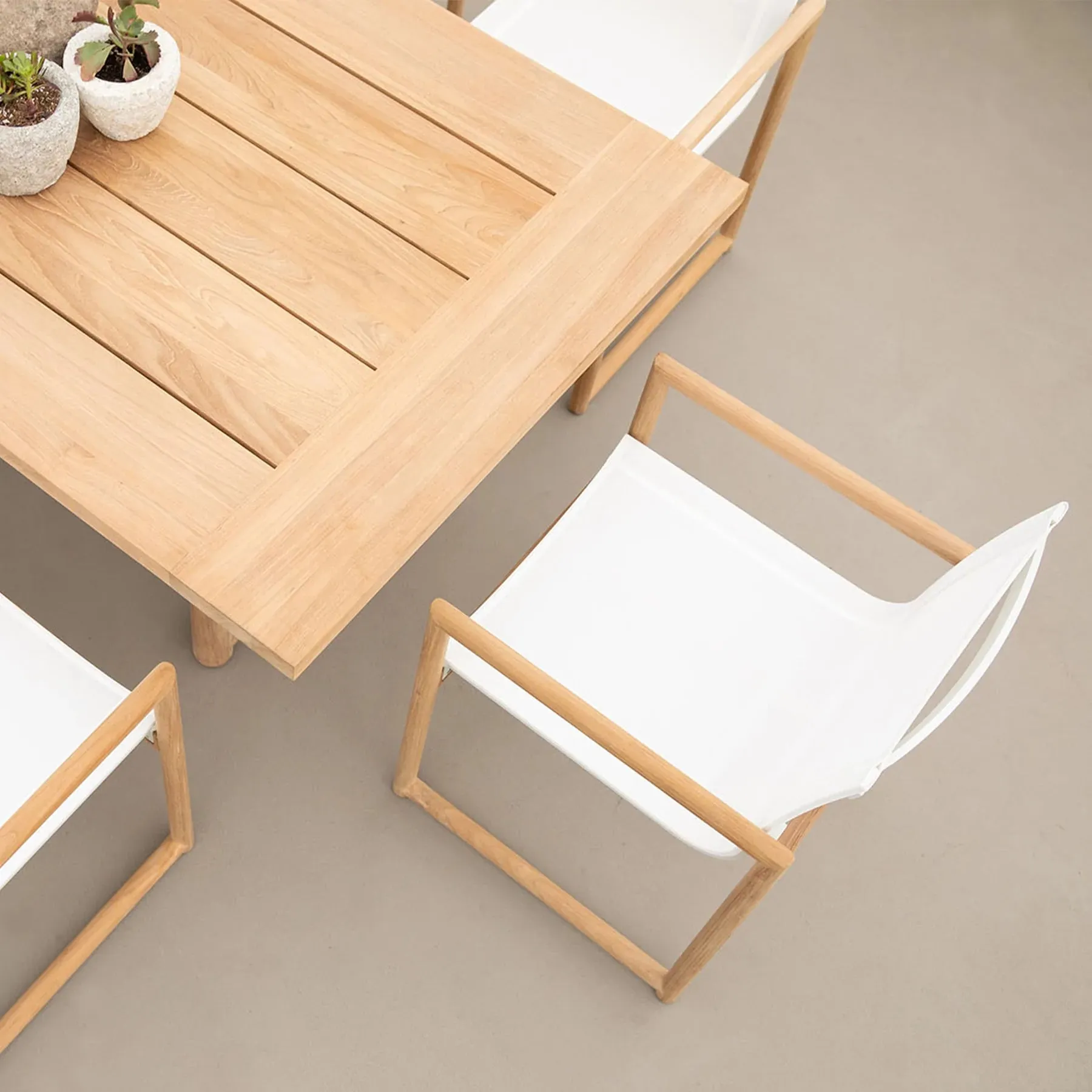BREEZE XL TEAK DINING CHAIR