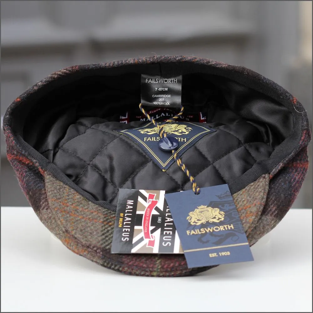 Cambridge Wine Check Cap 