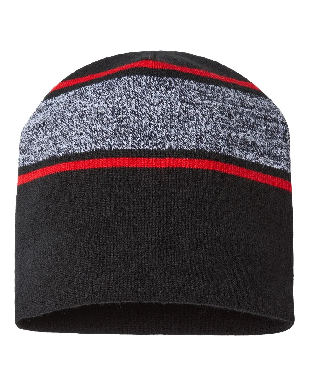 Cap America RKV9 - USA-Made Variegated Striped Beanie