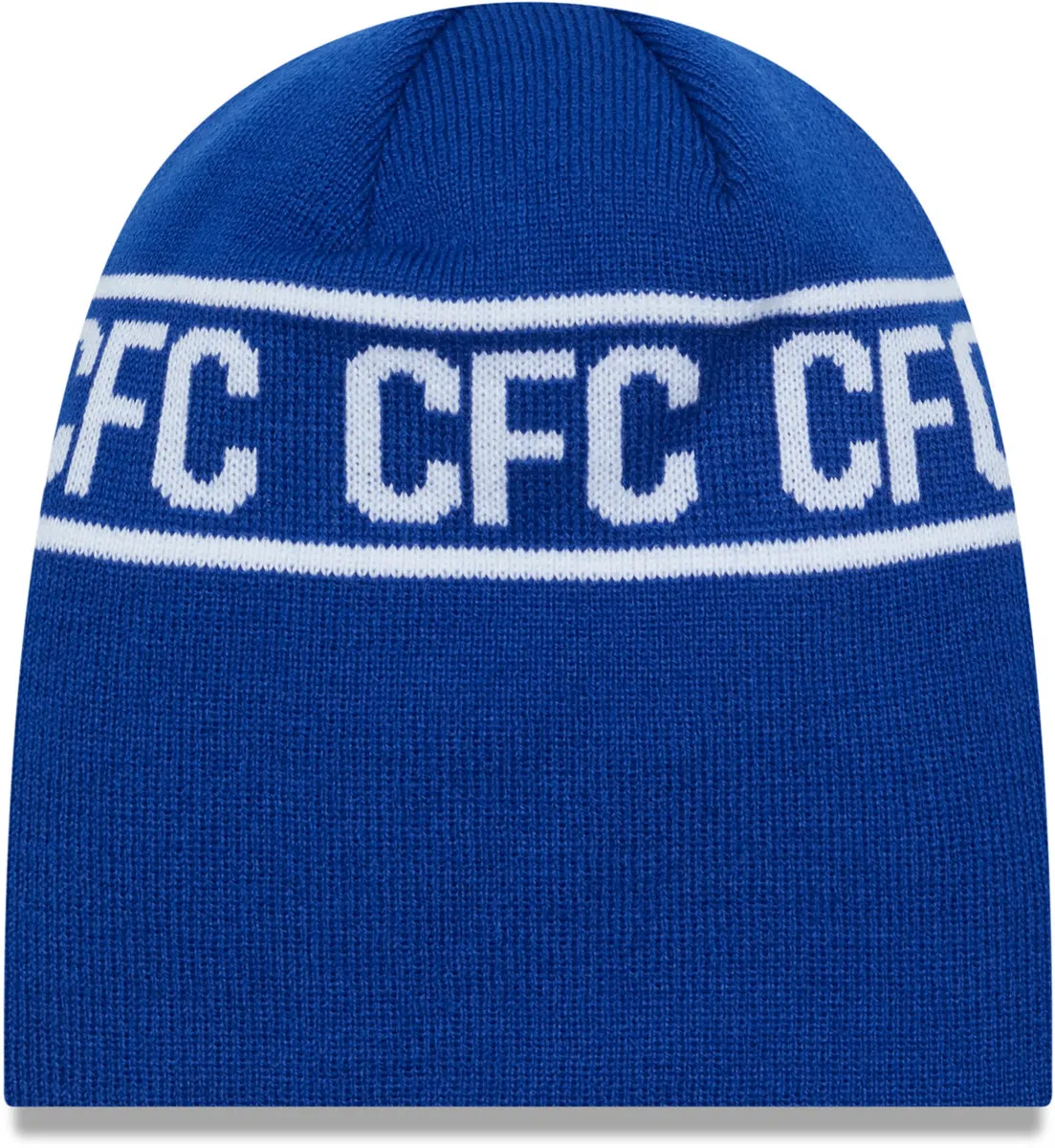 Chelsea FC New Era Wordmark Skull Knit Beanie