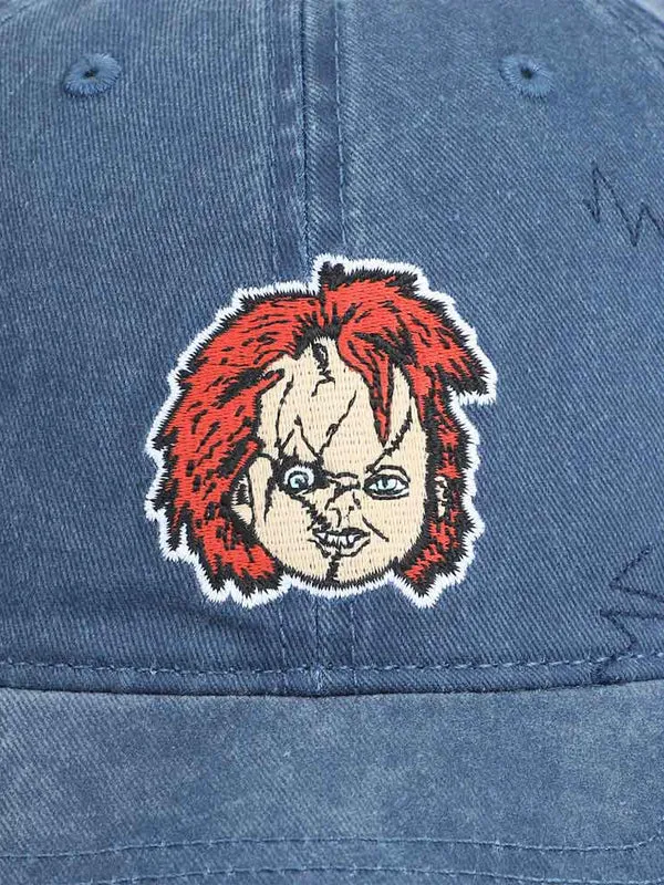 Chucky Embroidered Distressed Cap