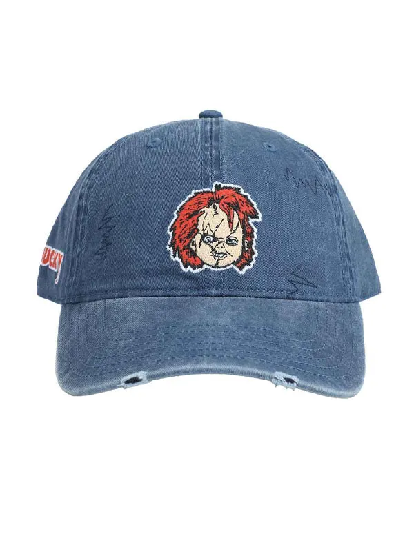Chucky Embroidered Distressed Cap