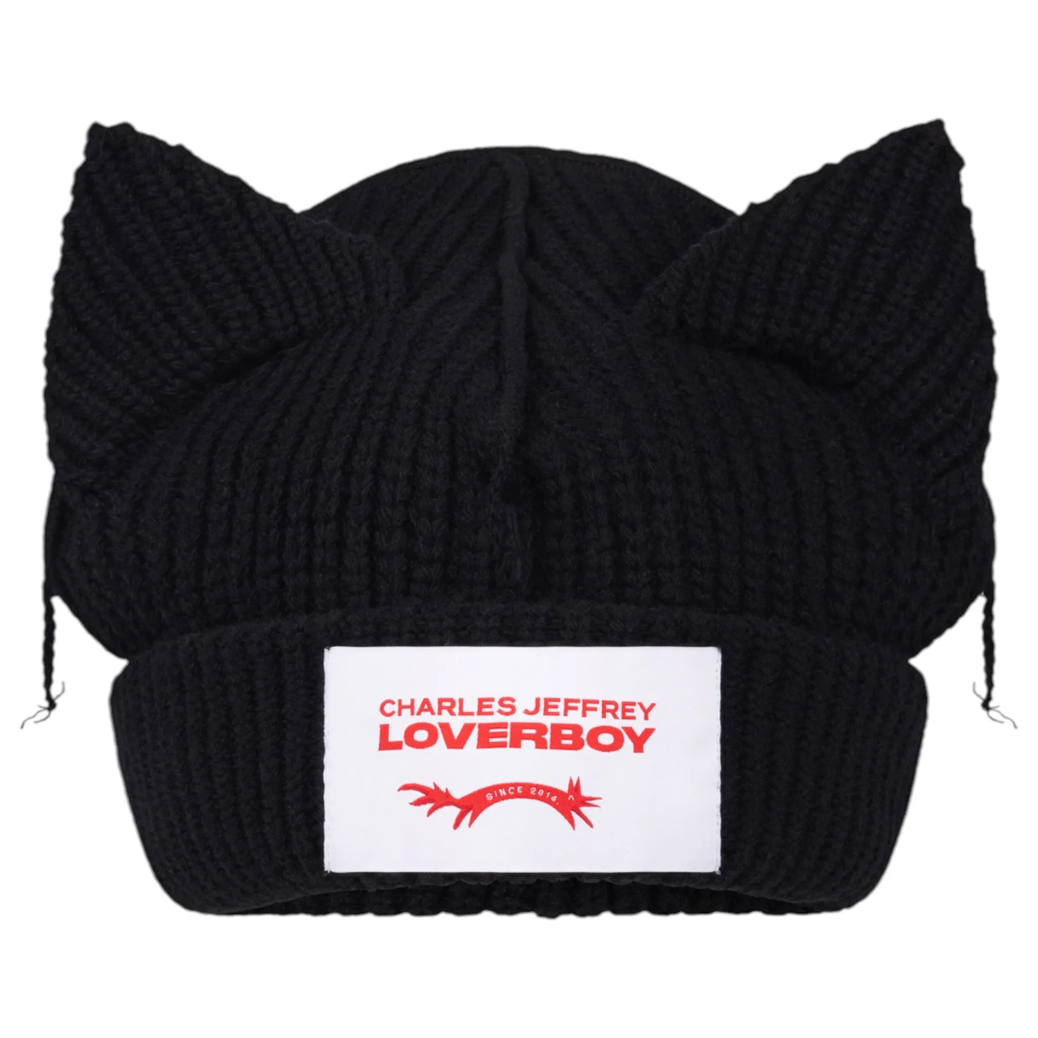 CHUNKY EARS BEANIE / BLACK