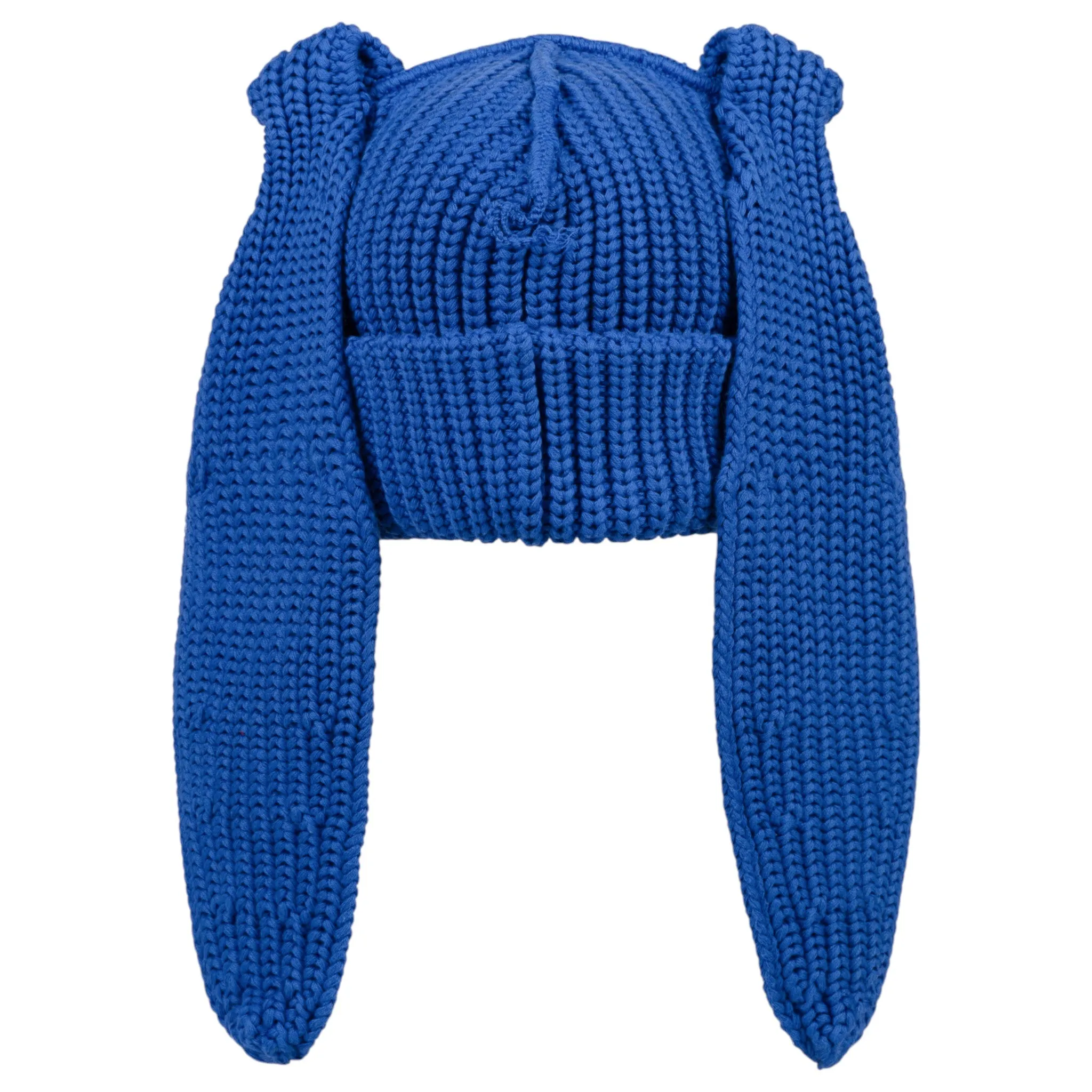 CHUNKY RABBIT BEANIE / BLUE