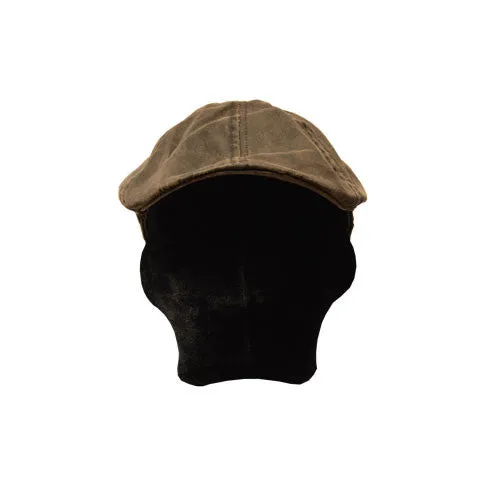Conner - Weathered Cotton Duckbill Newsboy Cap