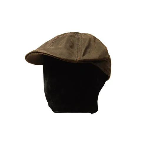 Conner - Weathered Cotton Duckbill Newsboy Cap