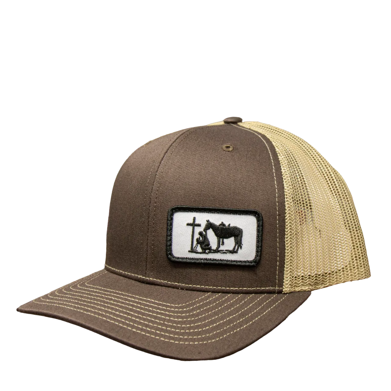 Dally Up Boy's 184 Cowboy Prayer Patch Cap