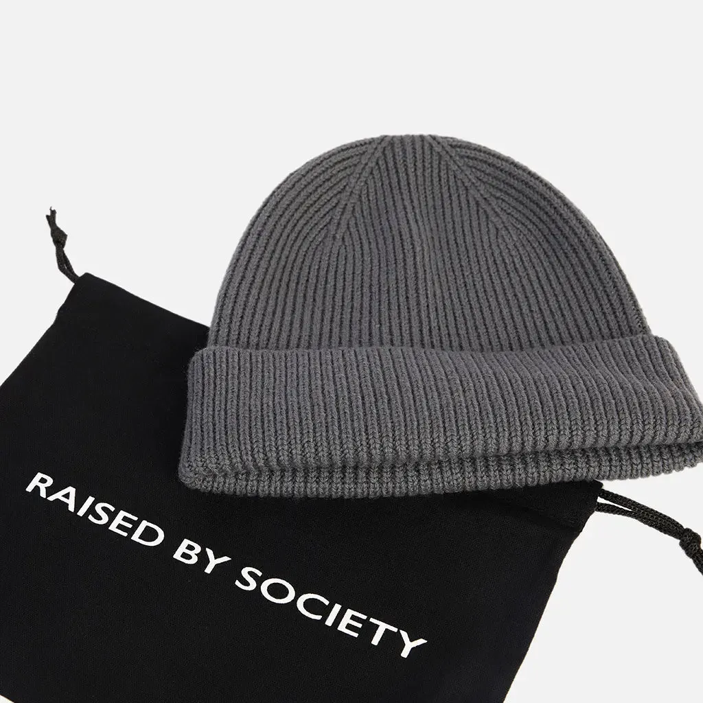 DARK GREY SHORT BEANIE