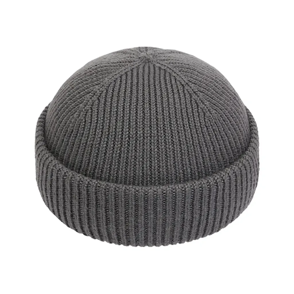DARK GREY SHORT BEANIE