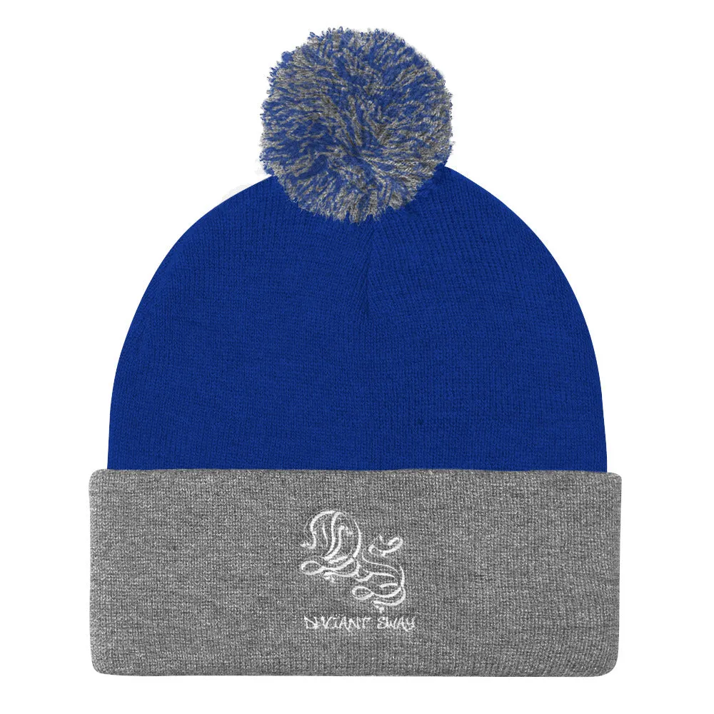 Deviant Sway Script Signature Knit Cap Beanie