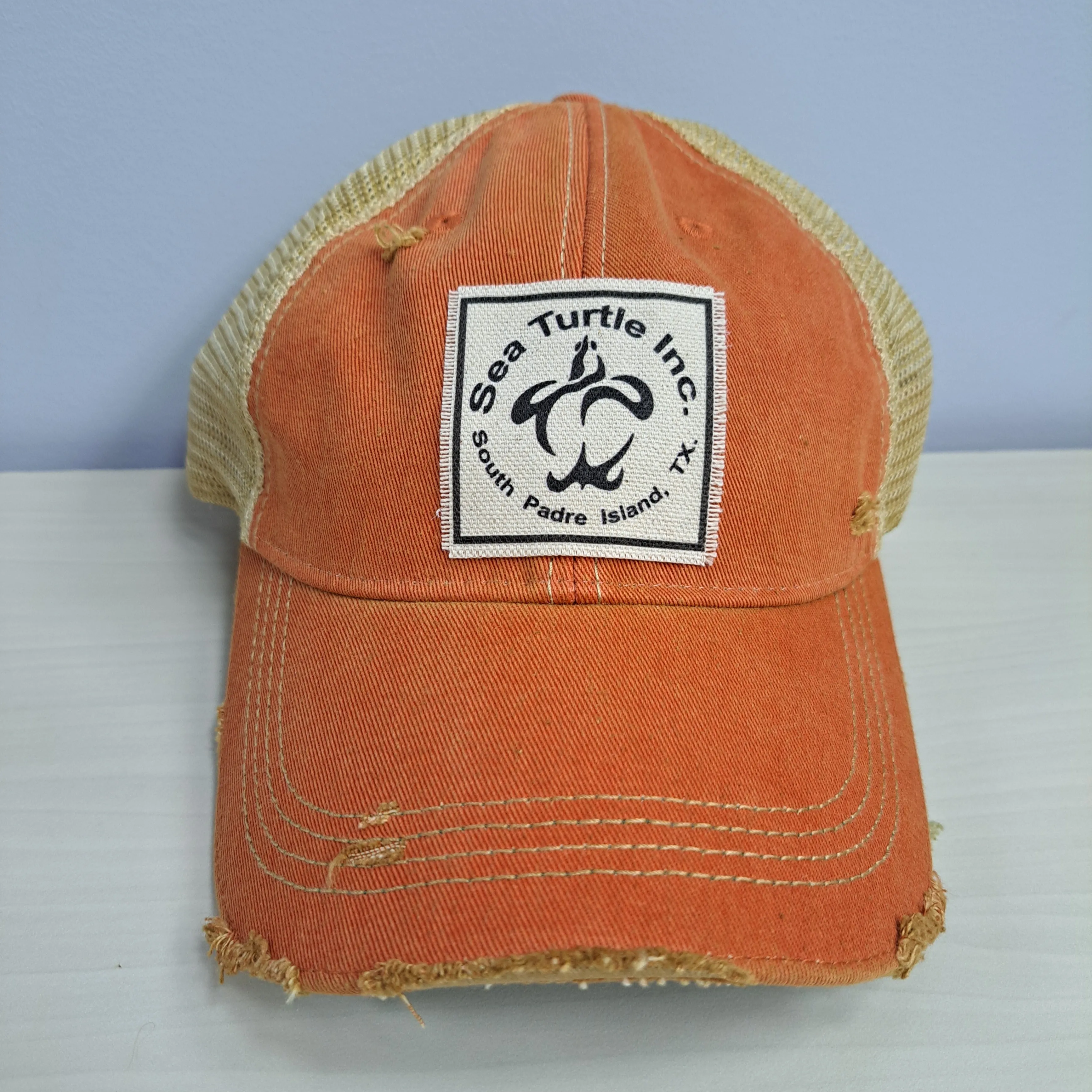 Distressed Patch Cap