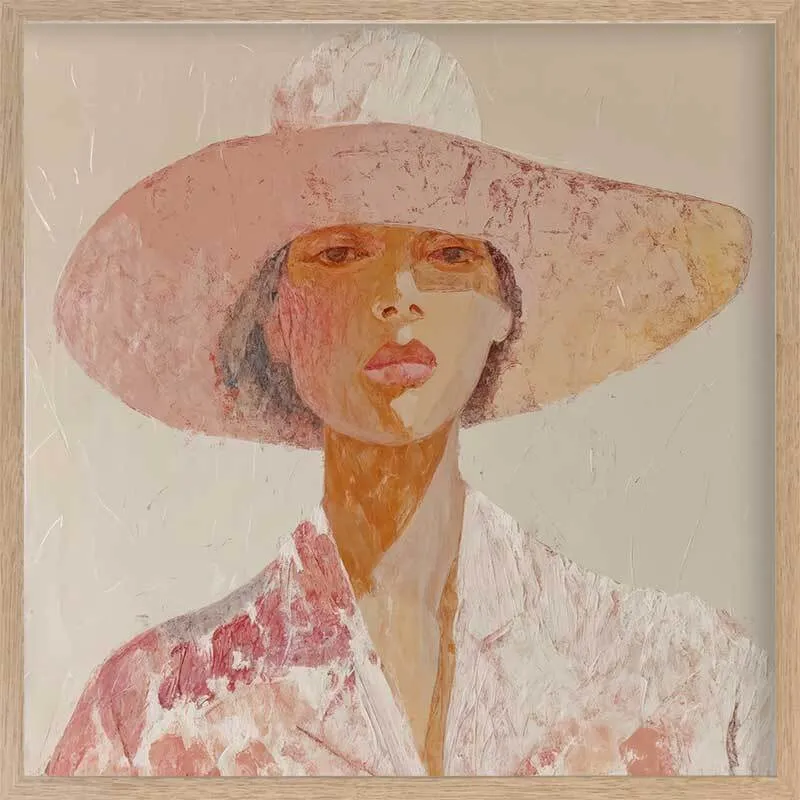 Fearless Cowgirl Framed Art Print