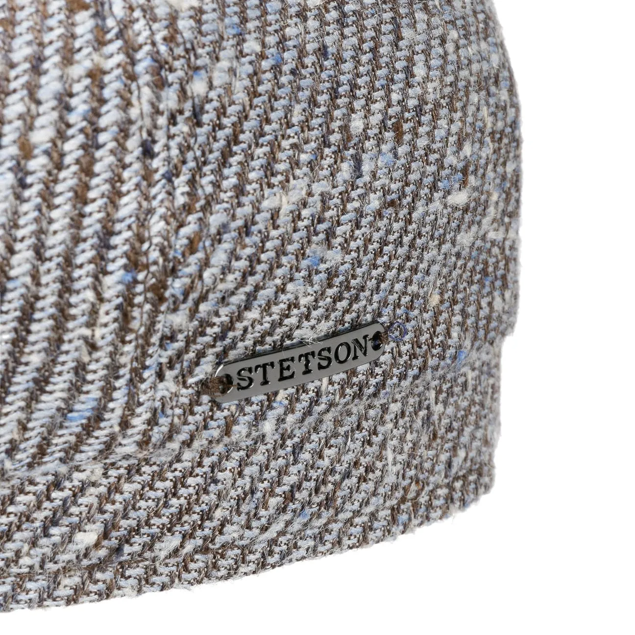 Hatteras Brown-Blue Newsboy by Stetson