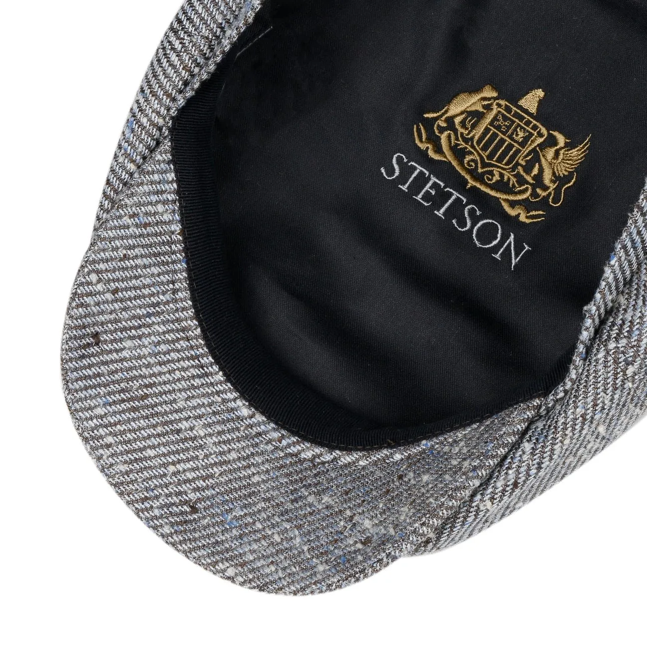 Hatteras Brown-Blue Newsboy by Stetson