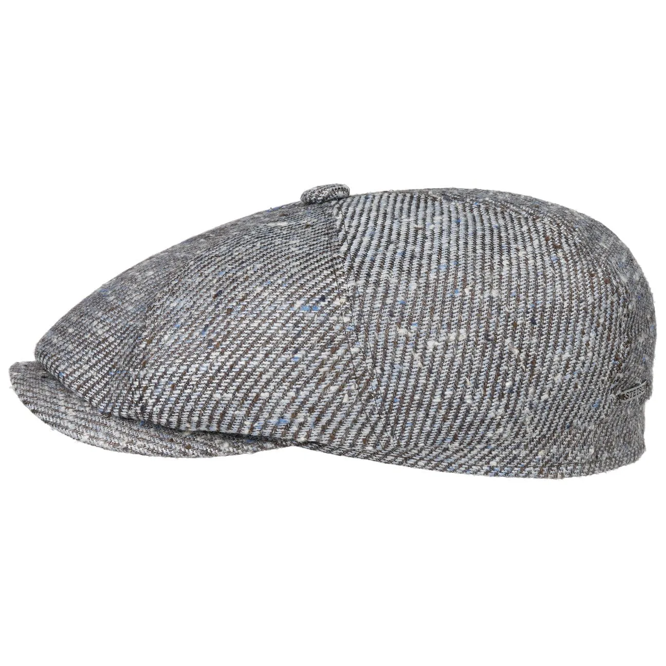 Hatteras Brown-Blue Newsboy by Stetson
