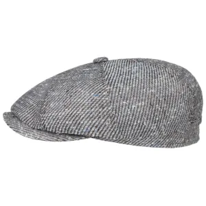 Hatteras Brown-Blue Newsboy by Stetson
