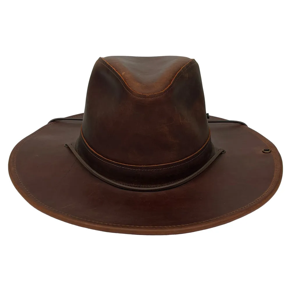 Henschel - Aussie Leather Safari Hat