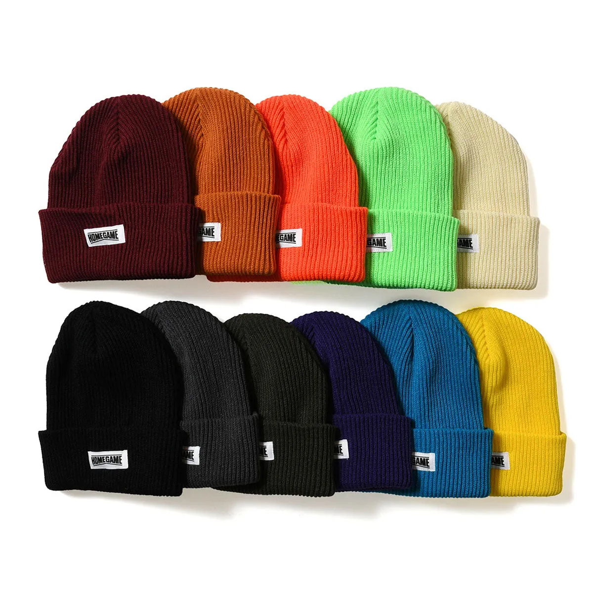 HOMEGAME - LONG BEANIE SAFTY ORANGE【HG241402】