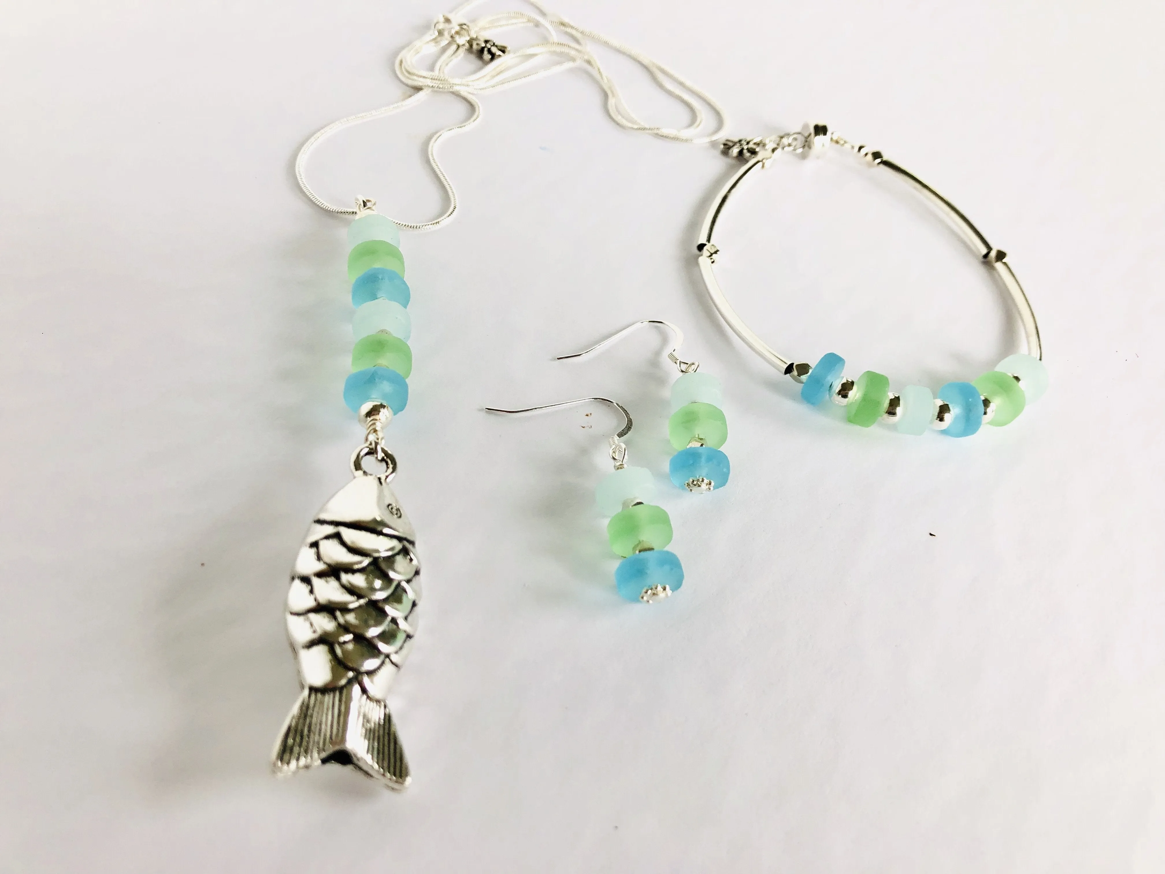 Island Breeze Sea Glass Bracelet