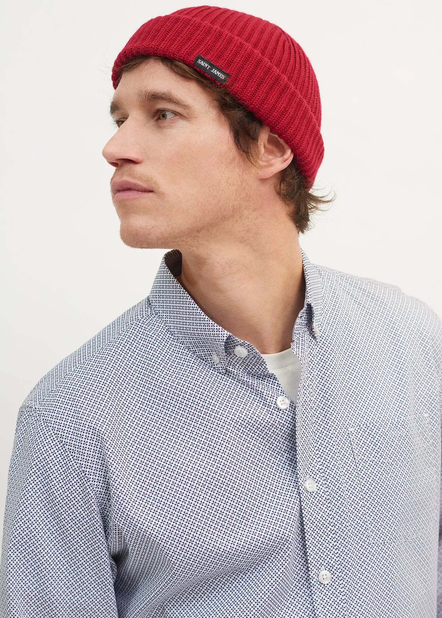 Miki sailor cap with turn-up, - in wool (PERSAN)