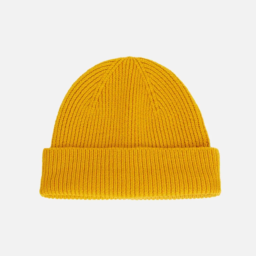 MUSTARD SHORT BEANIE