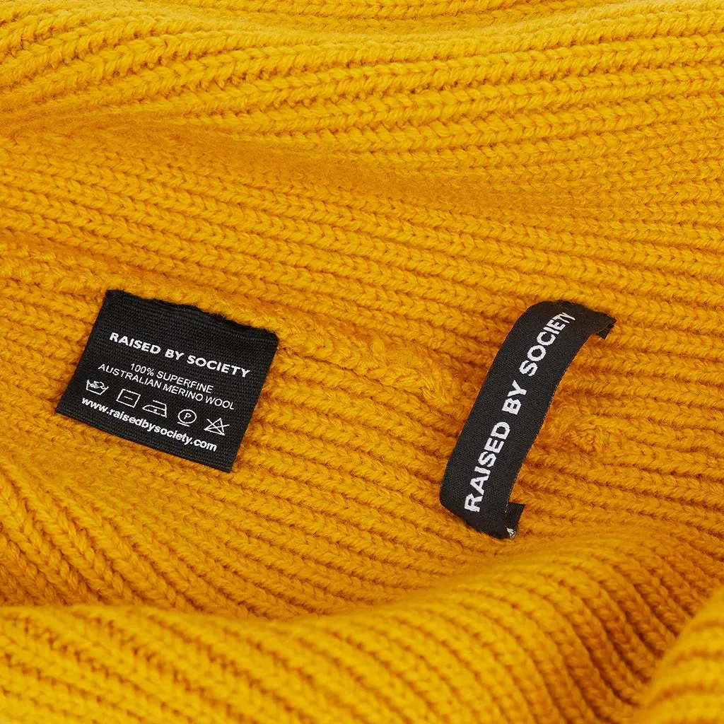 MUSTARD SHORT BEANIE