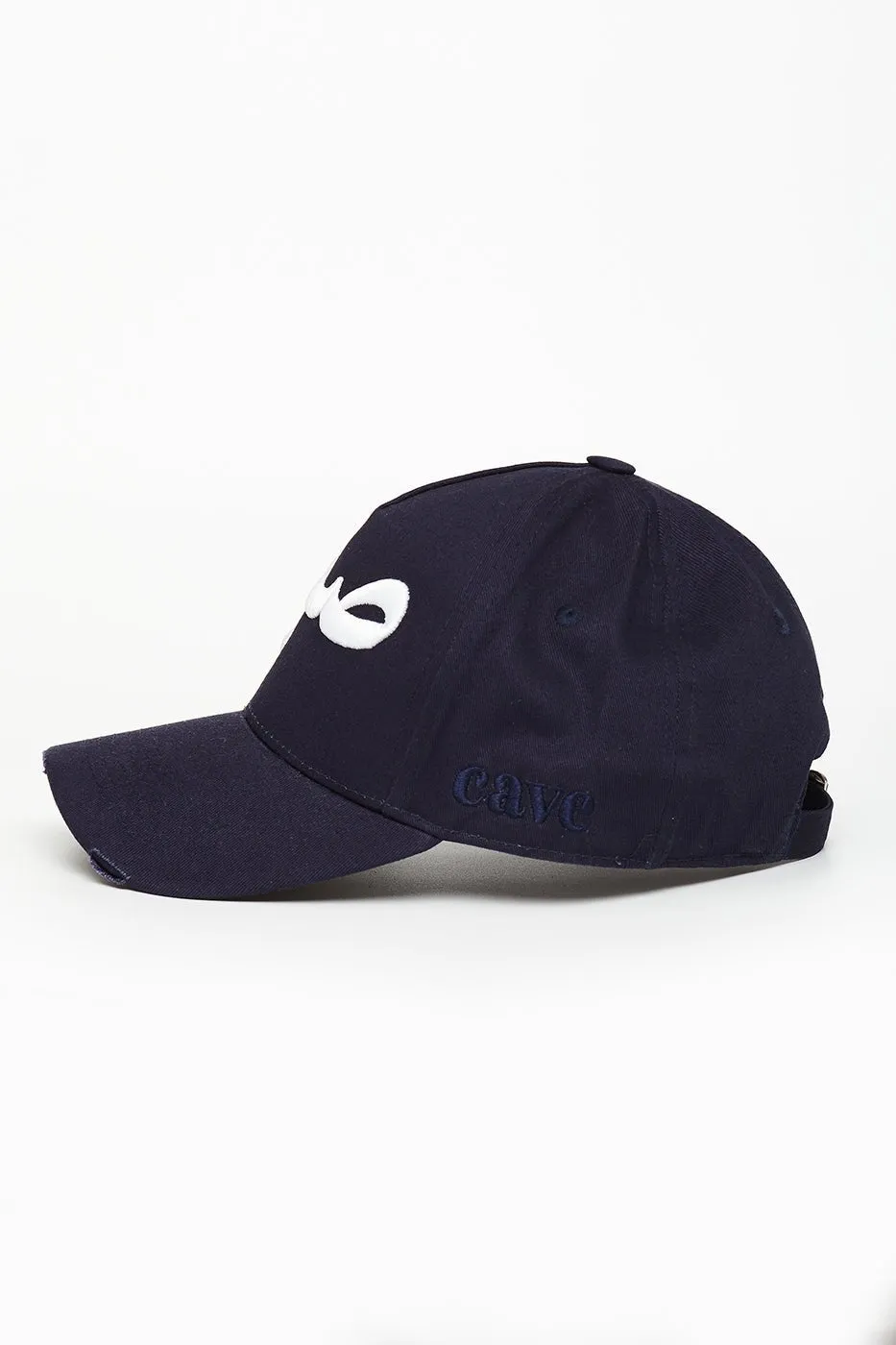 Navy & White Patience Arabic Cap