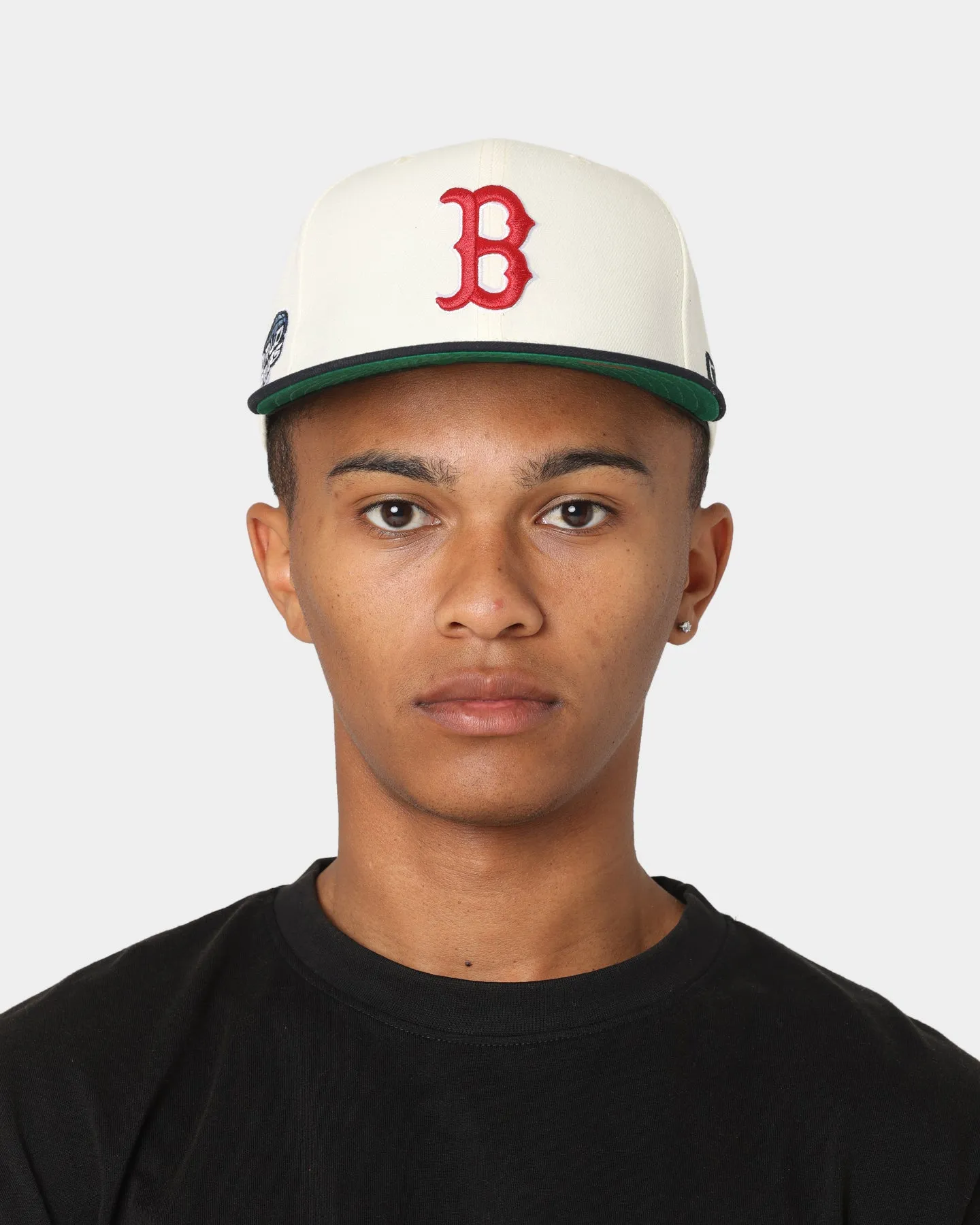 New Era Boston Red Sox 2004 'Off White 2-Tone World Series Patch' 59FIFTY Fitted Chrome White/OTC