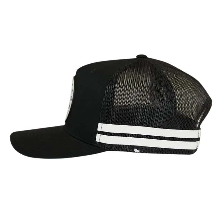 Ringers Western Signature Bull Flag Trucker - Black