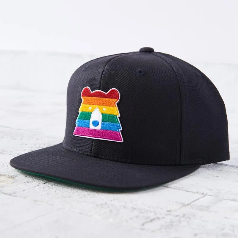 Snapback (Black with Pride Bear)