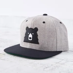 Snapback (Heather Black   Black Bear)