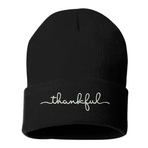 Thankful Cuffed Beanie Cap