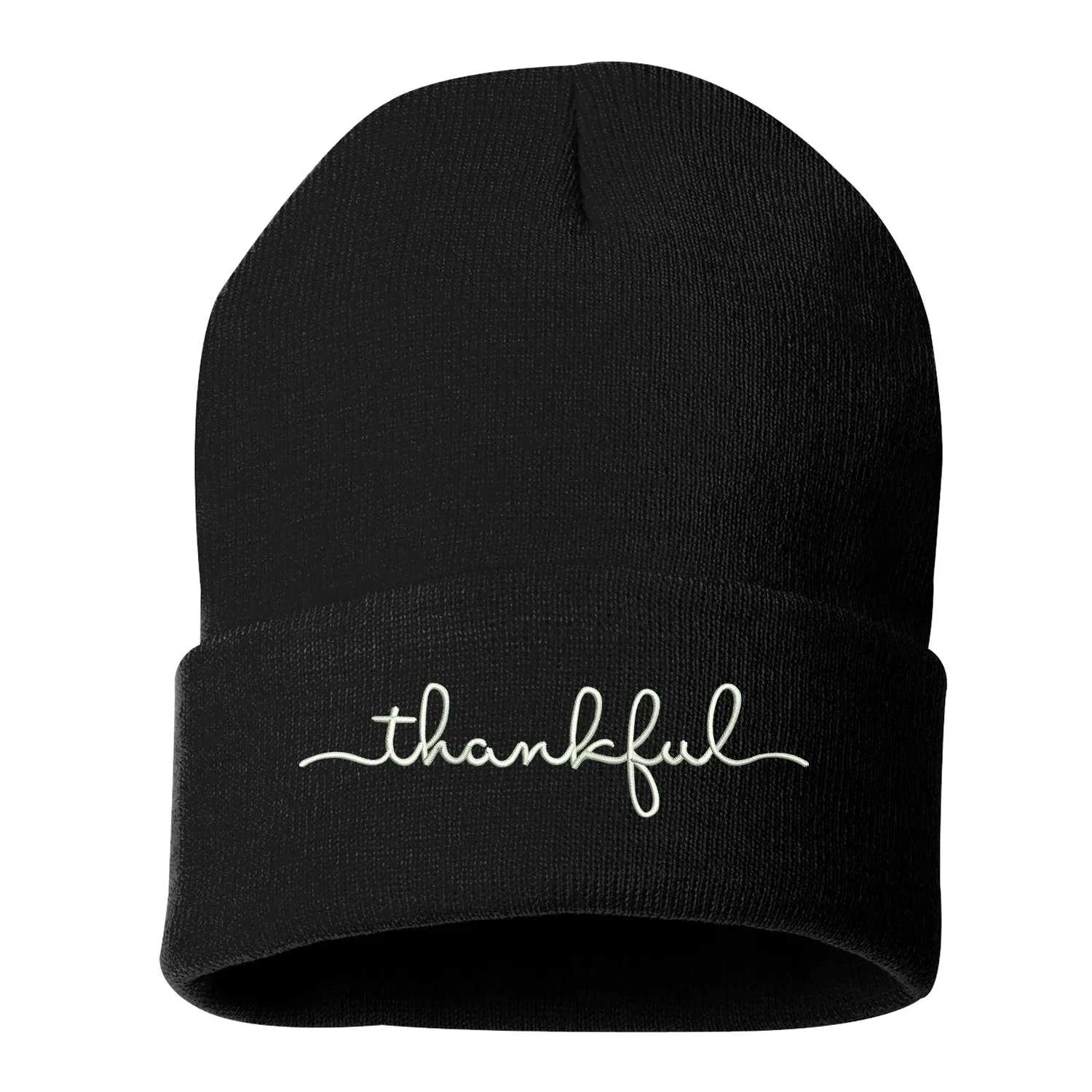 Thankful Cuffed Beanie Cap