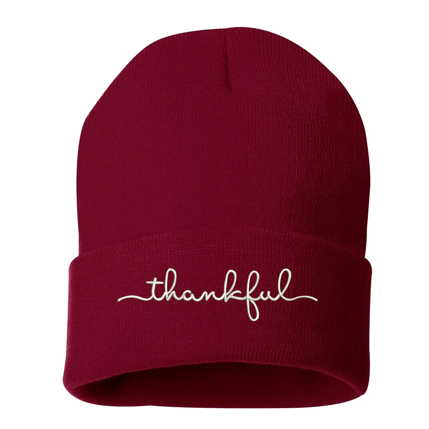 Thankful Cuffed Beanie Cap