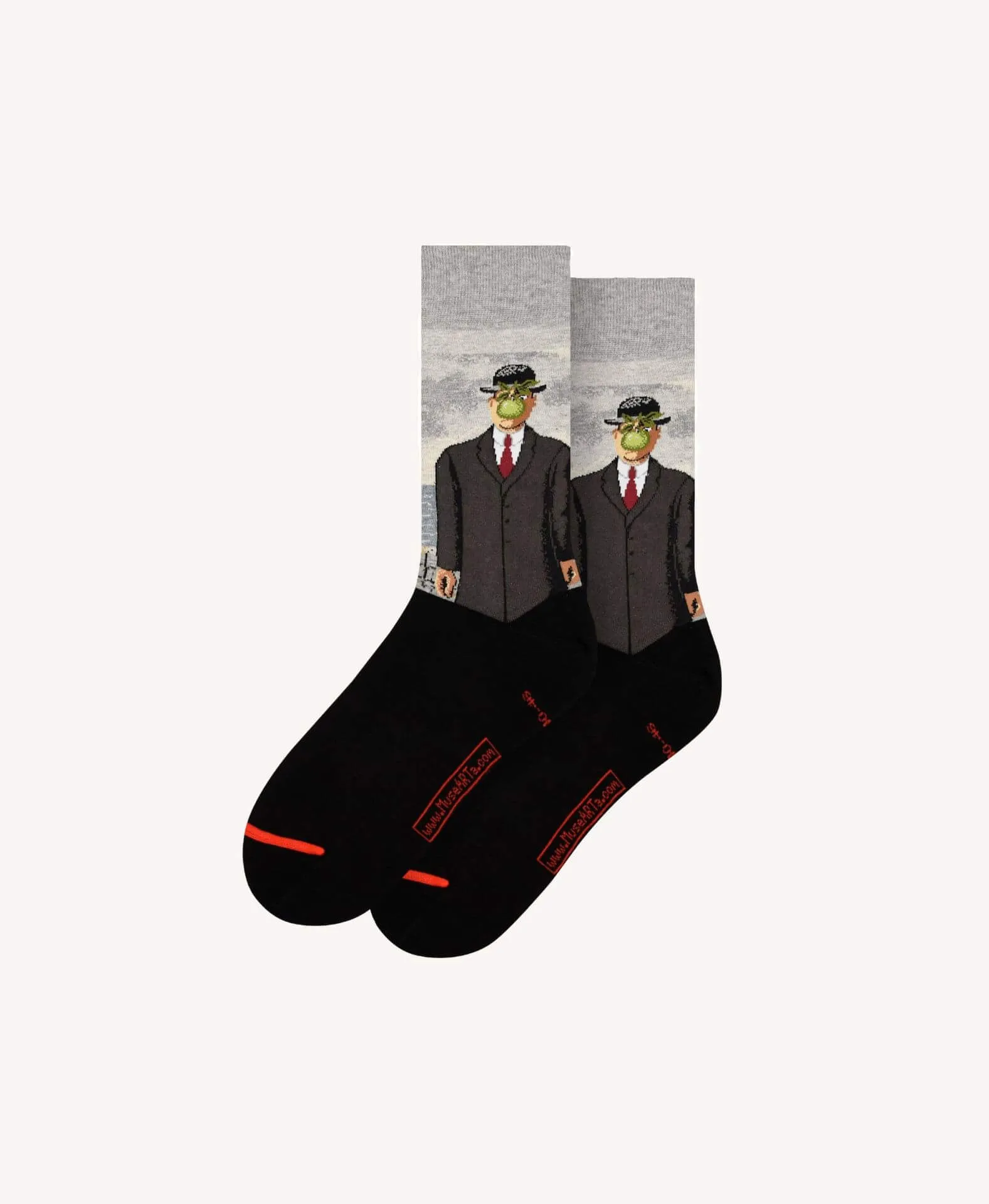 The Son of Man by Magritte Art Socks size Small